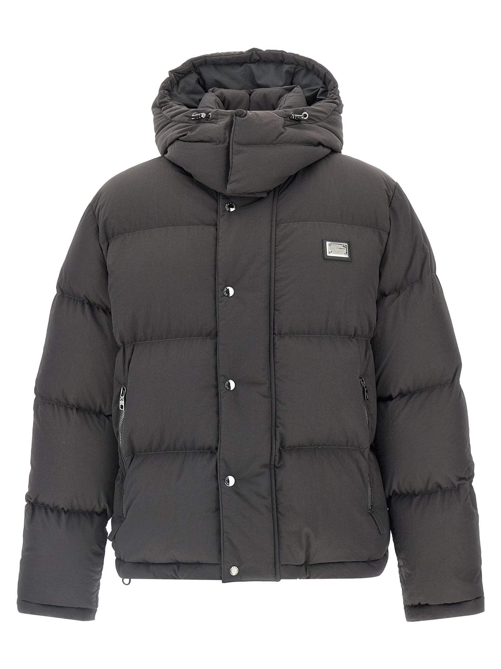 Dolce & Gabbana Men's Logo Patch Down Jacket