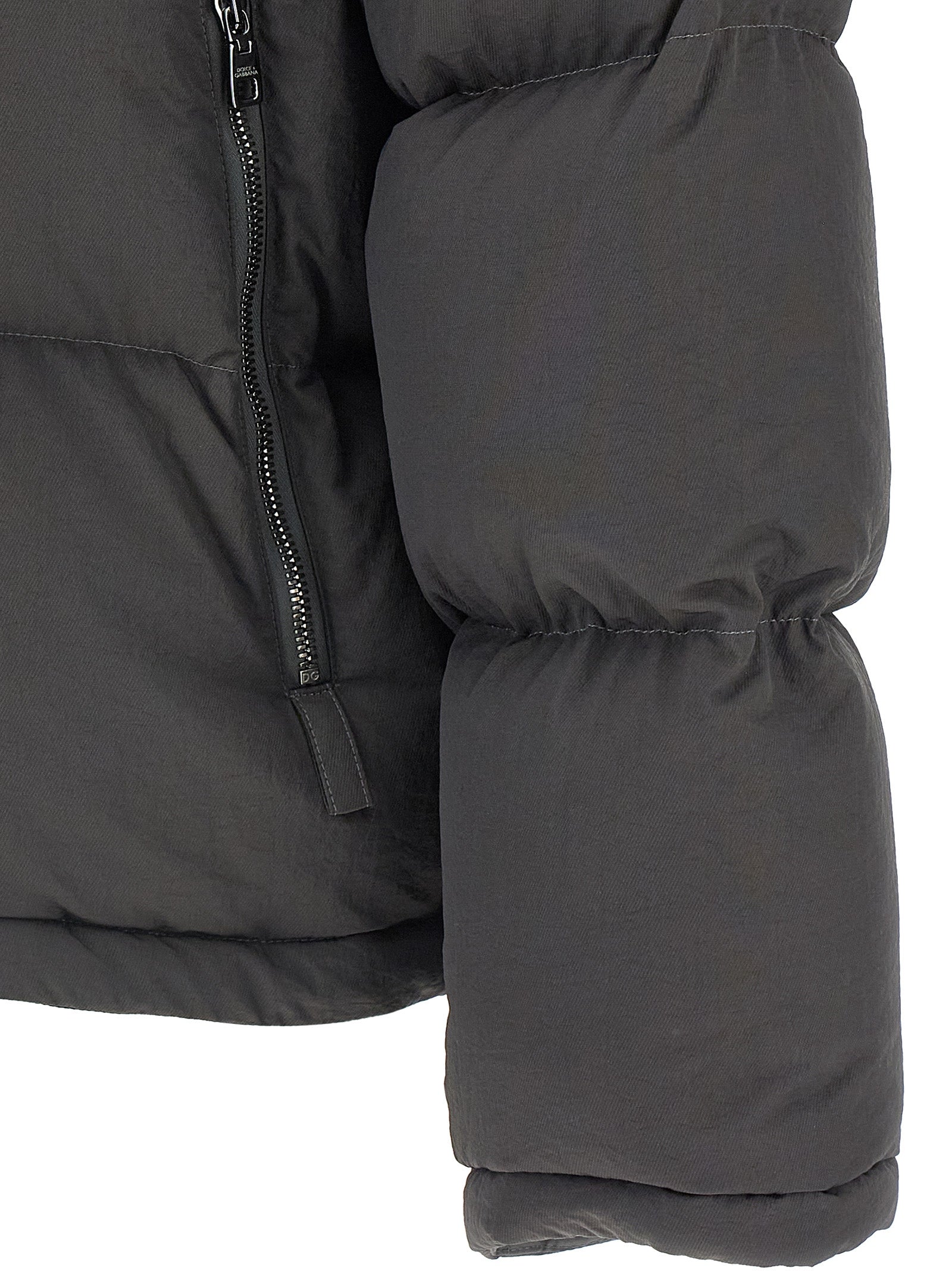 Dolce & Gabbana Men's Logo Patch Down Jacket