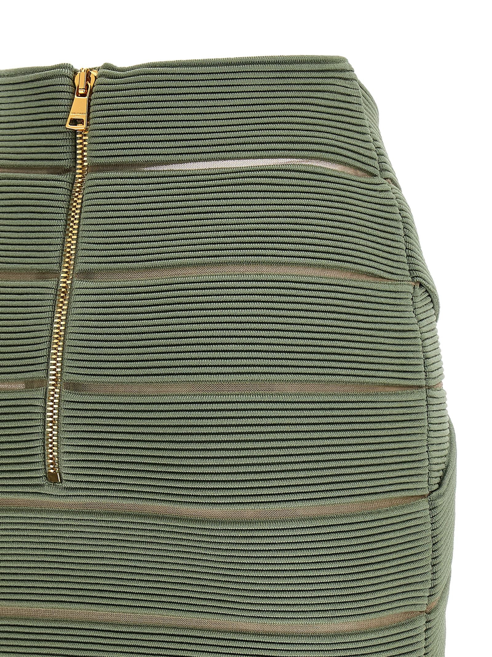 Balmain Women's V-Shaped Waist Skirt