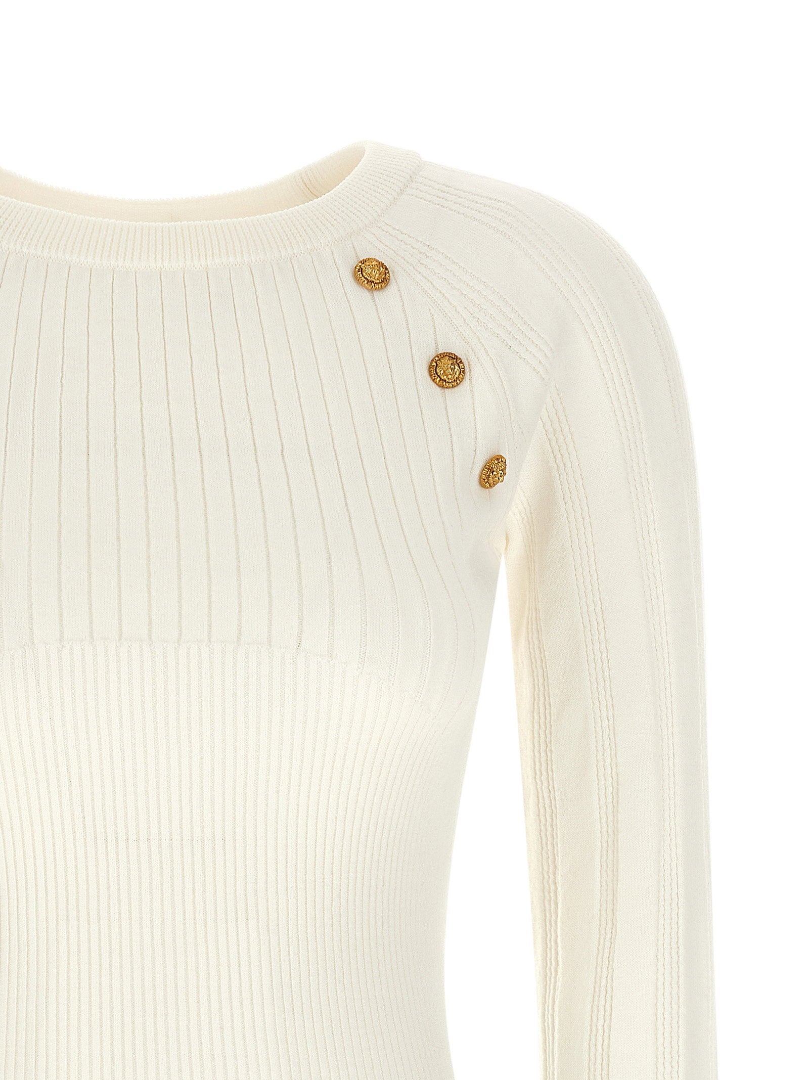 Balmain Women's 3 Buttons Sweater