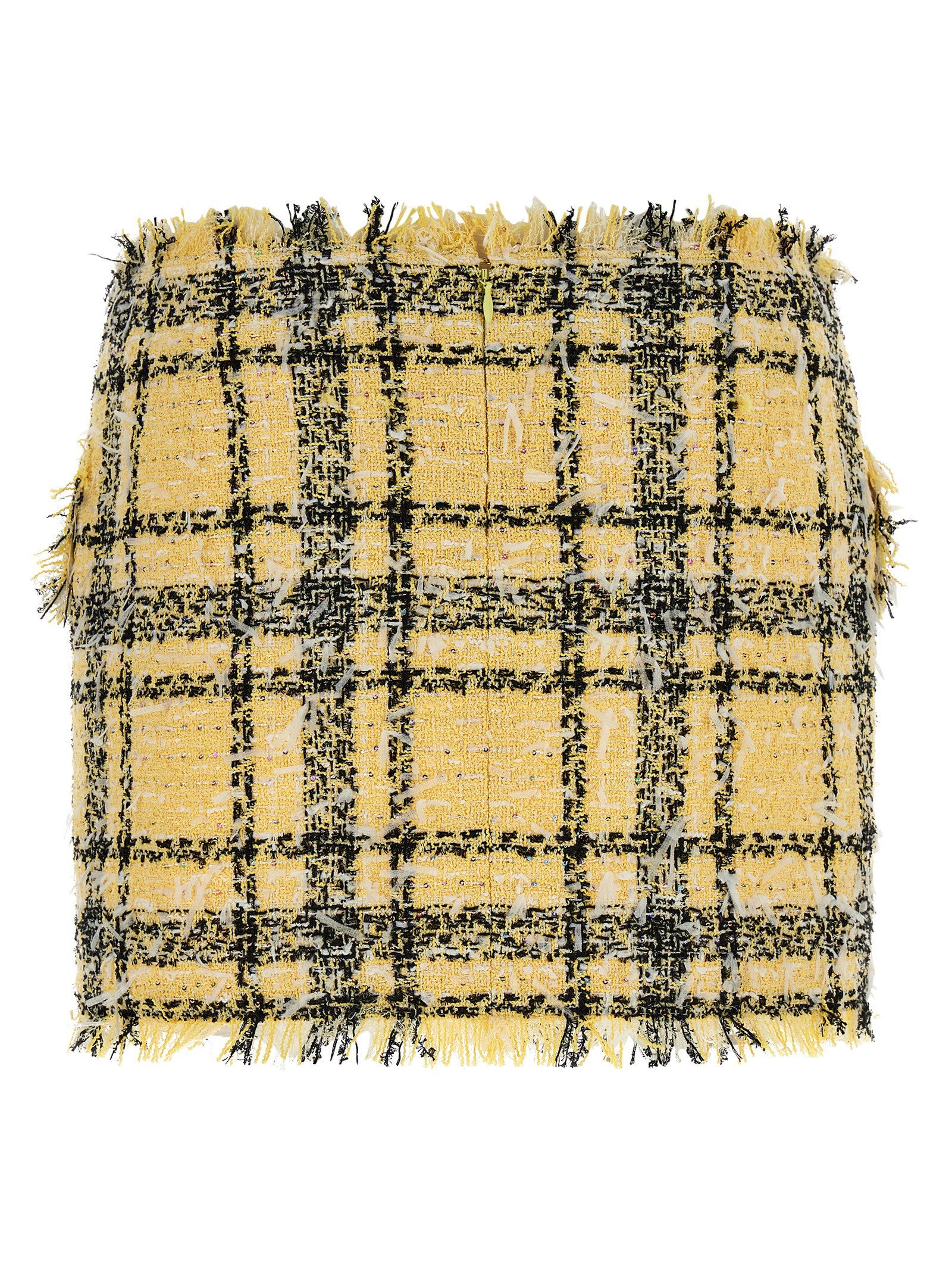 Balmain Women's Lurex Tweed Skirt