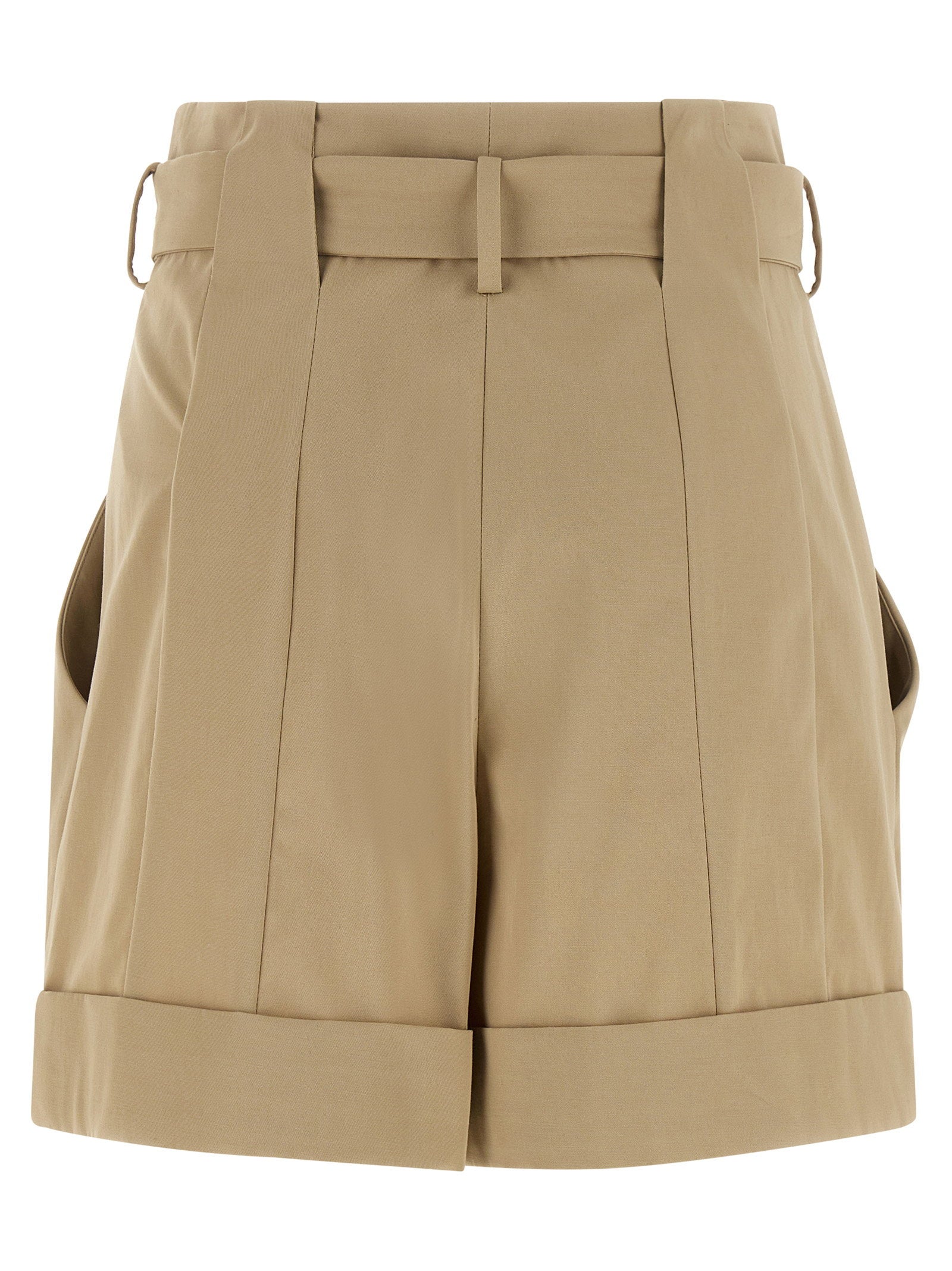 Balmain Women's Anthem Buckle Shorts