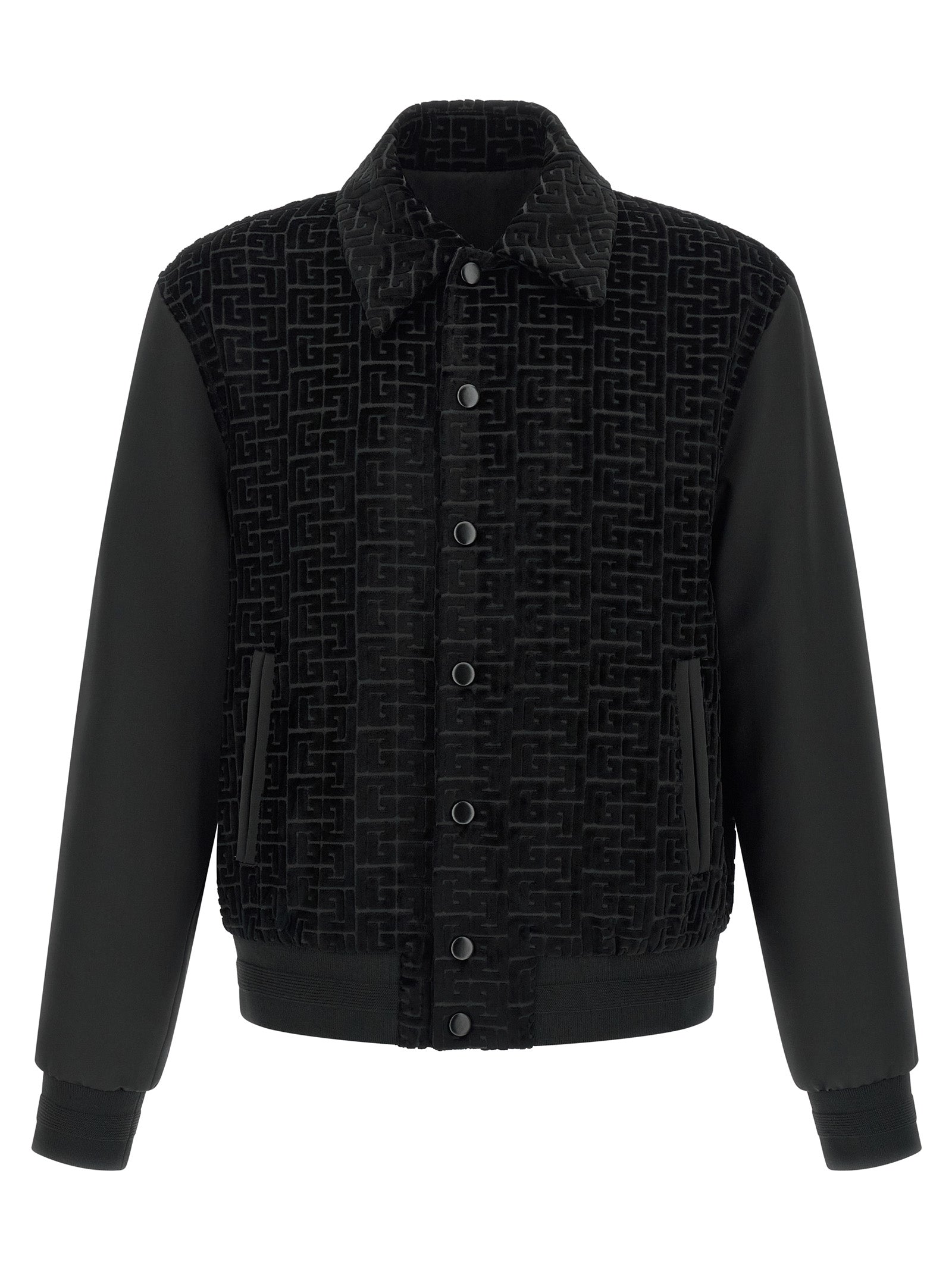 Balmain Men's Velvet Bomber Jacket