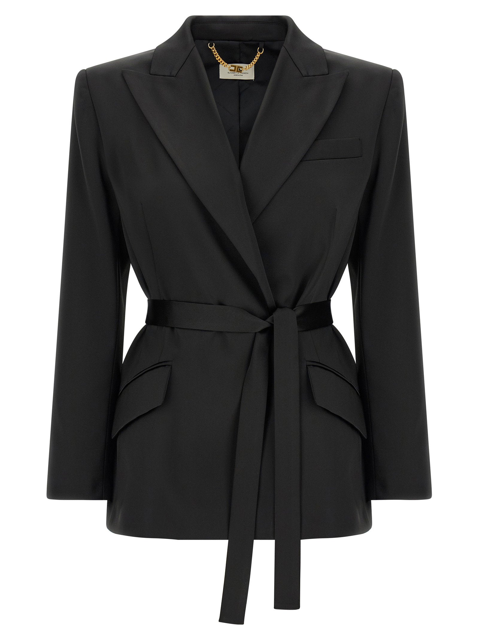 Elisabetta Franchi Women's Stretch Satin Blazer