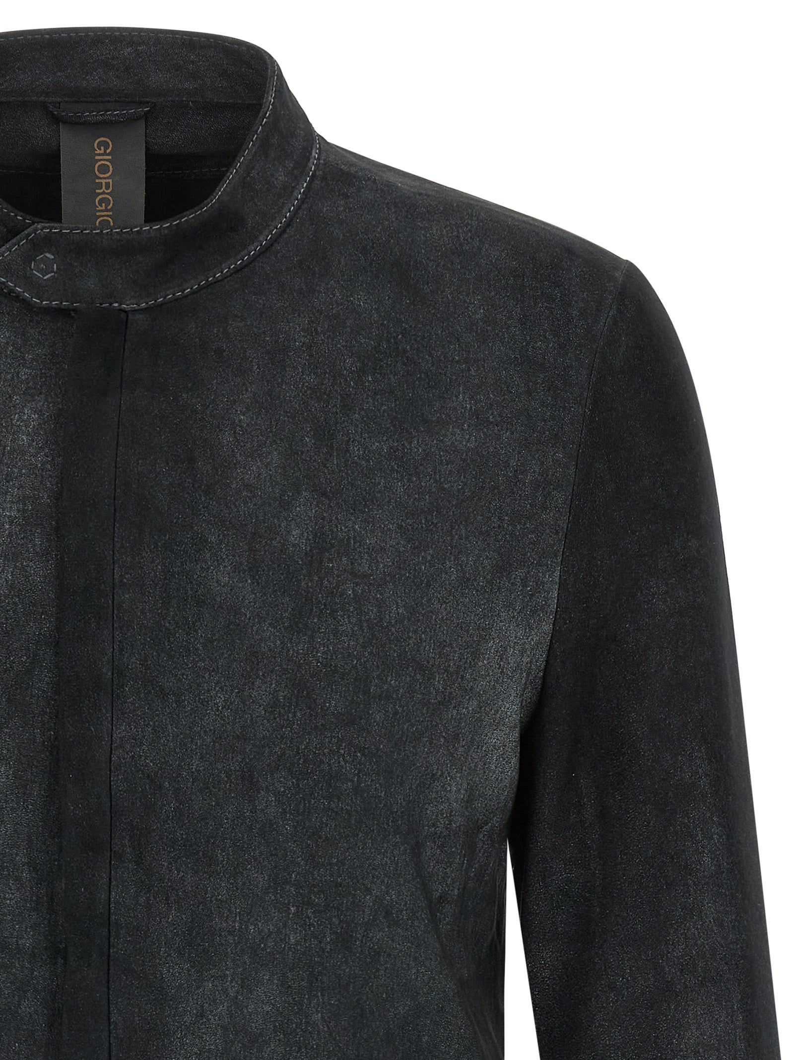Giorgio Brato Men's Stretch Biker Jacket