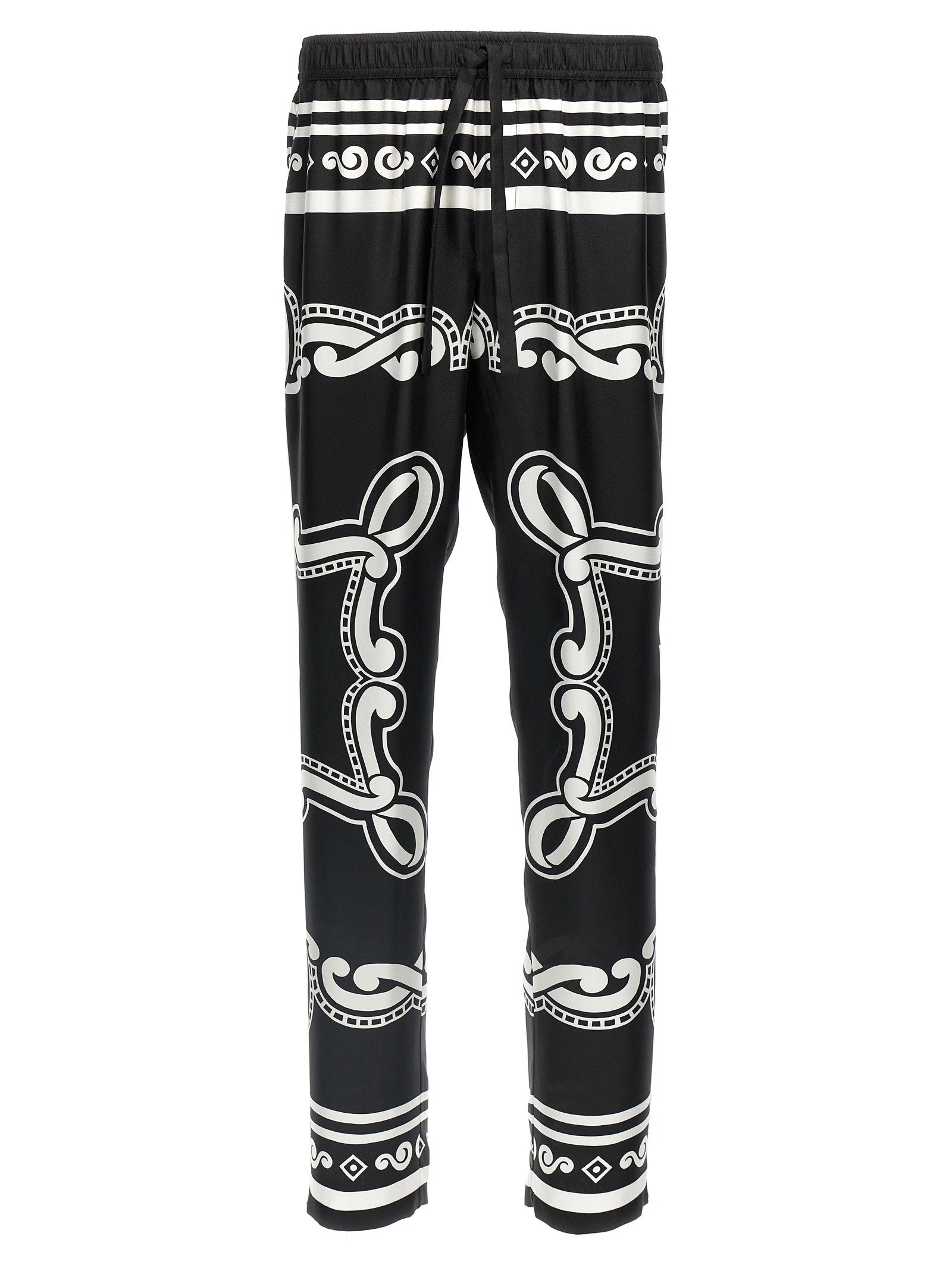 Dolce & Gabbana Men's Silk Pants