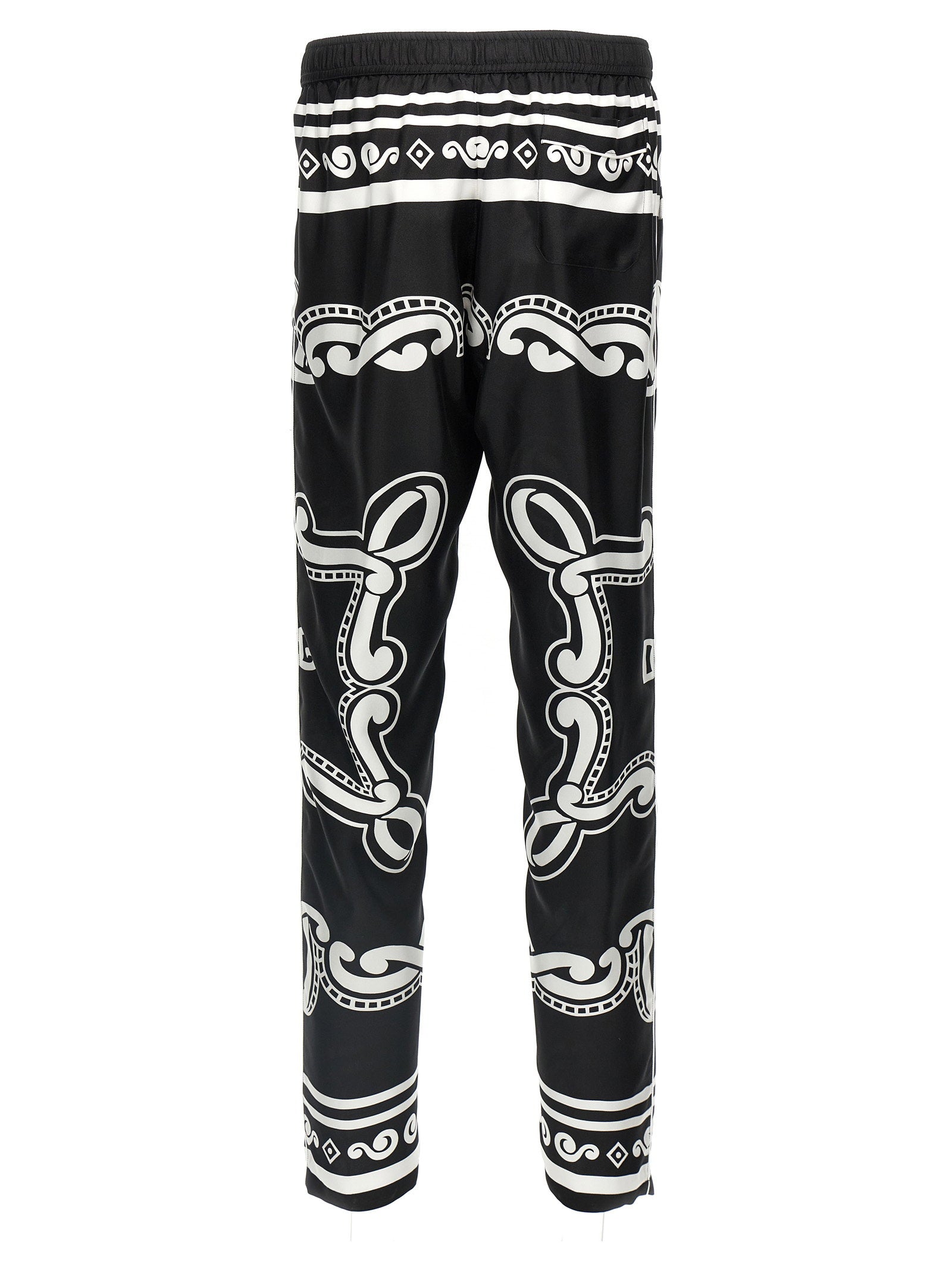 Dolce & Gabbana Men's Silk Pants
