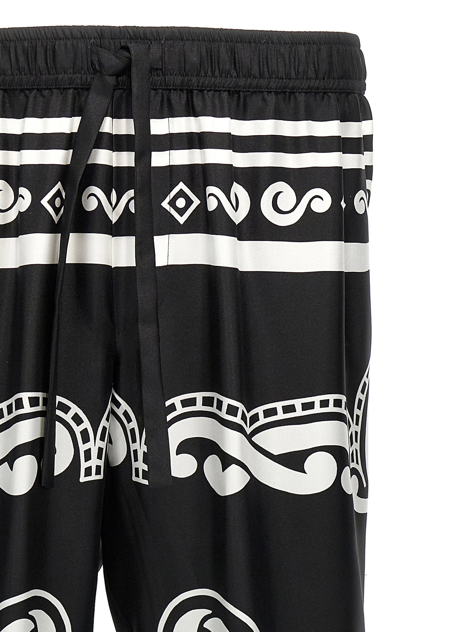 Dolce & Gabbana Men's Silk Pants