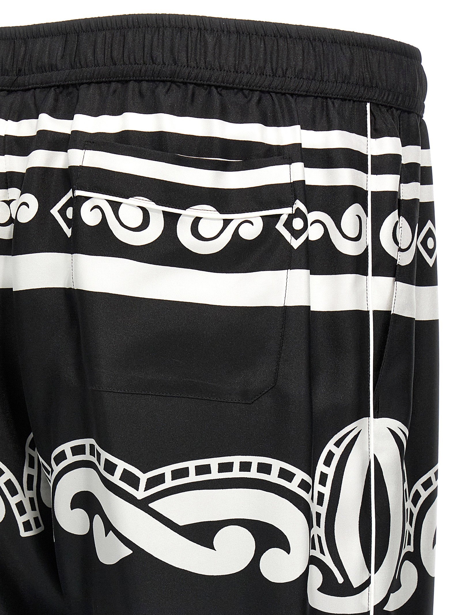 Dolce & Gabbana Men's Silk Pants