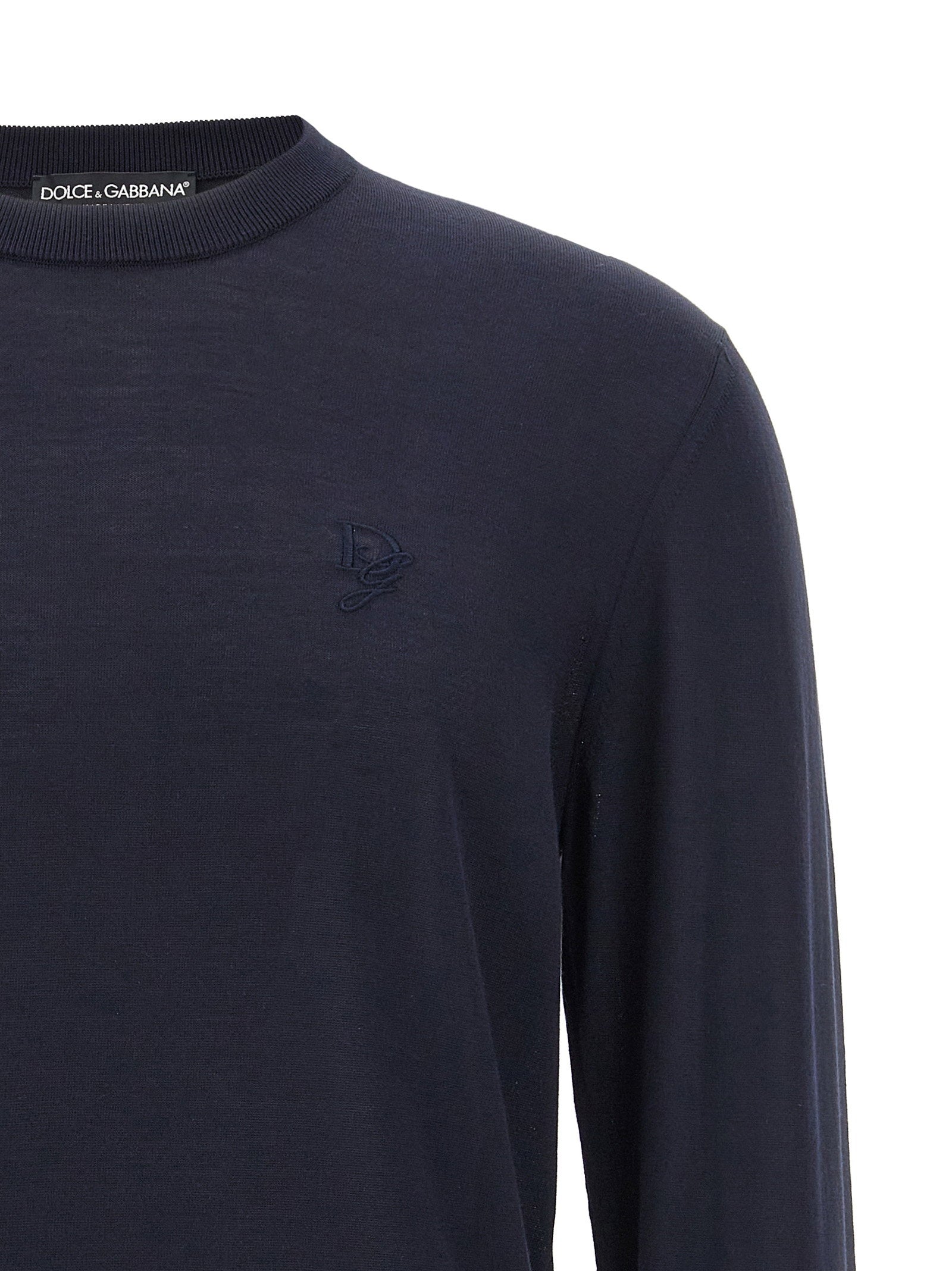 Dolce & Gabbana Men's Logo Embroidery Sweater