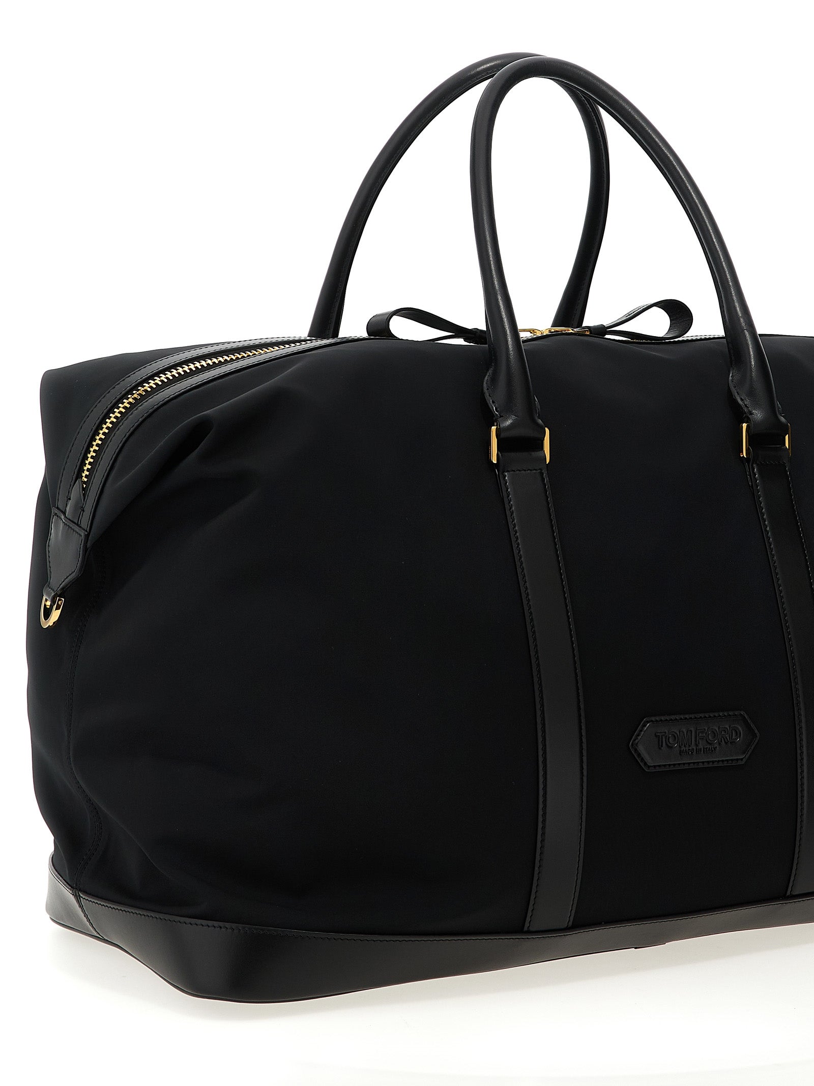 Tom Ford Men's Leather Details Travel Bag