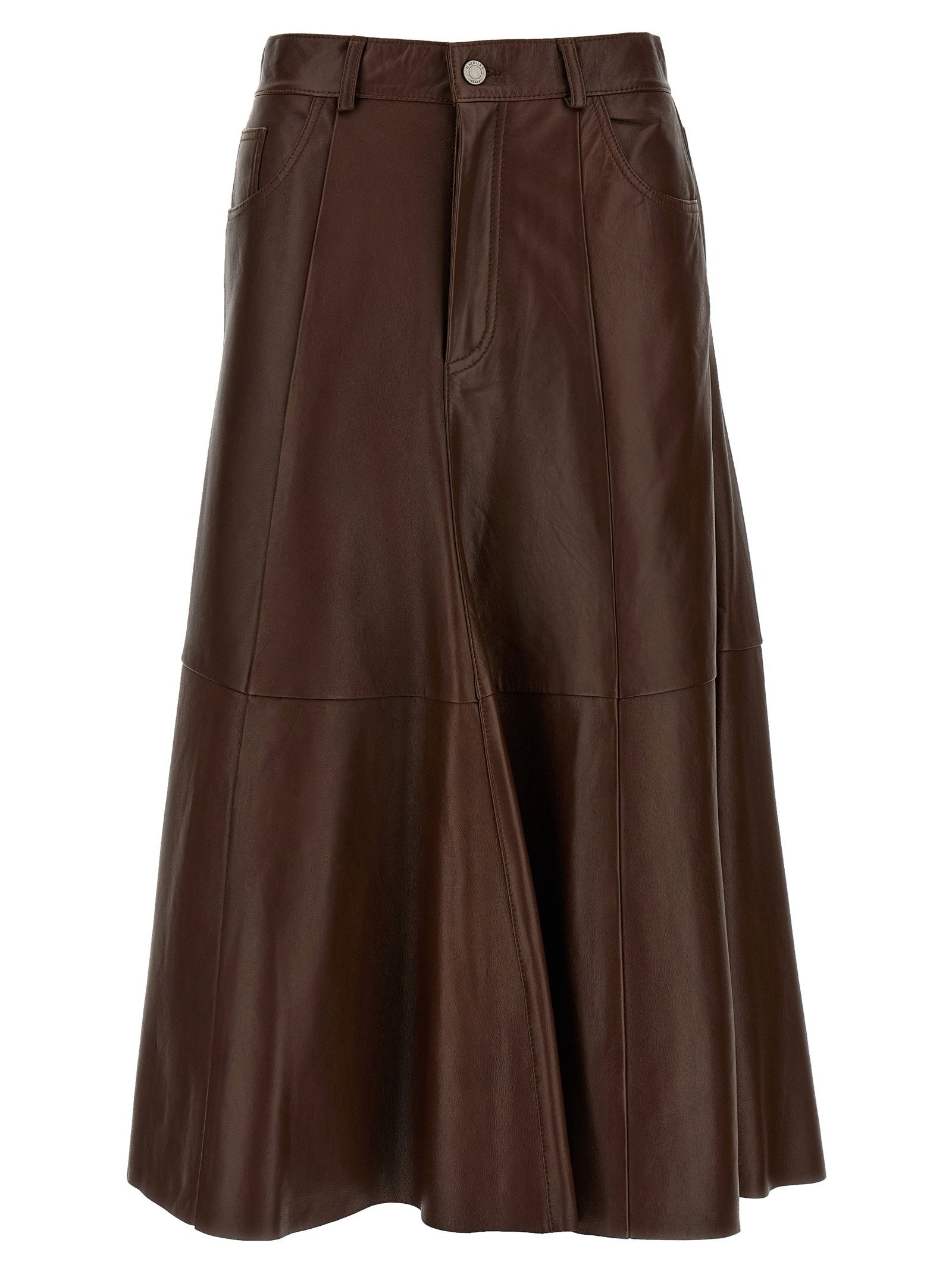 Haikure Women's Mid Serenity Leather Skirt
