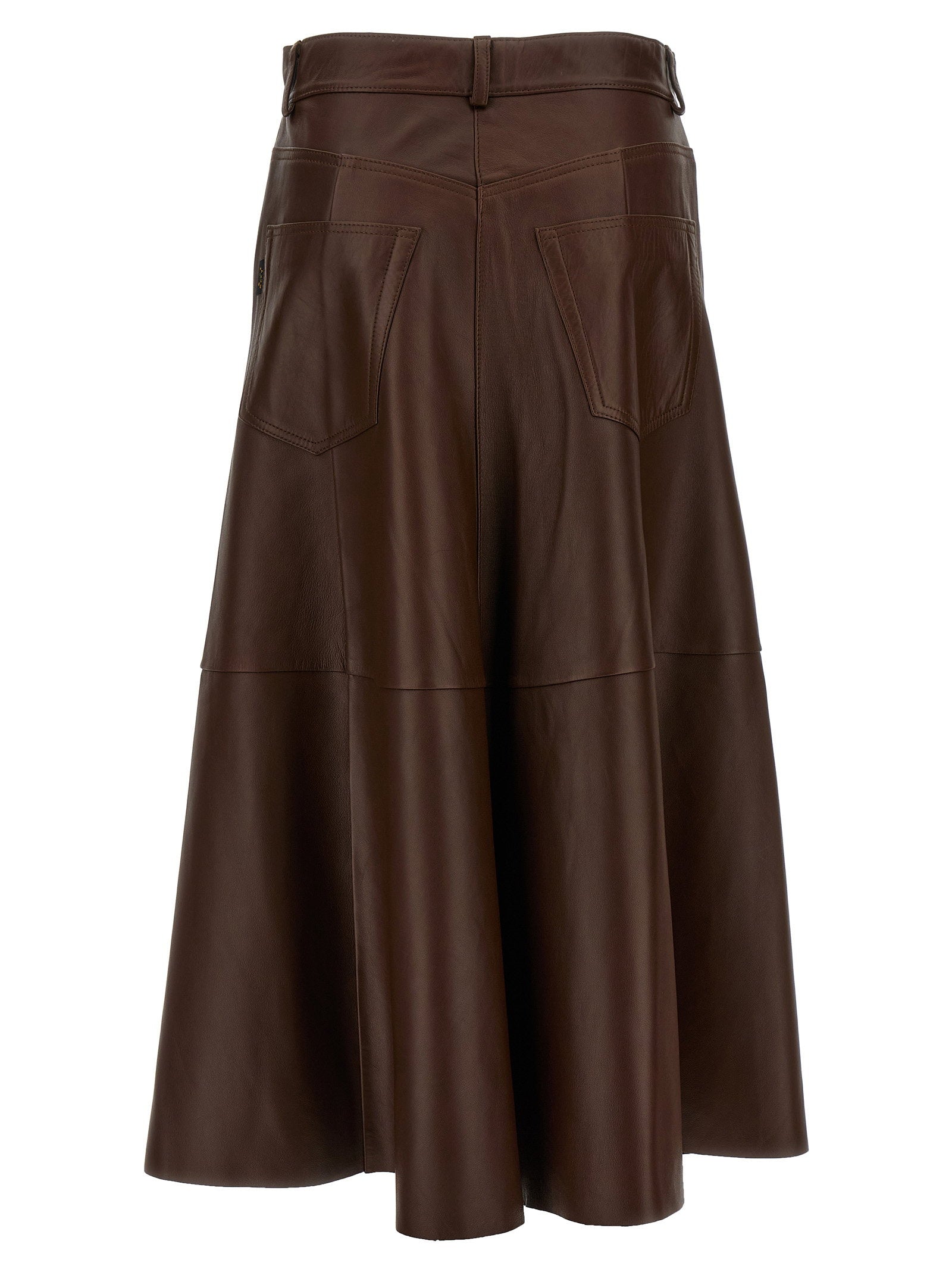 Haikure Women's Mid Serenity Leather Skirt