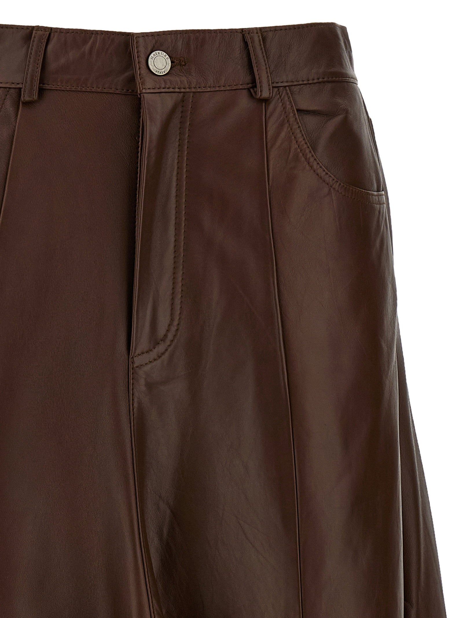 Haikure Women's Mid Serenity Leather Skirt