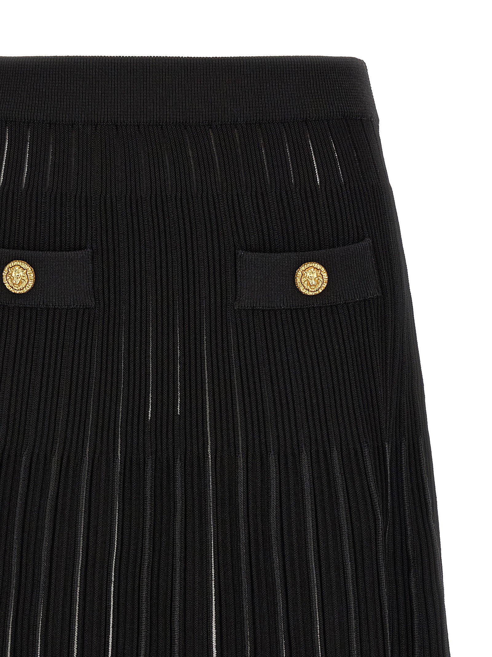 Balmain Women's Pleated Skirt