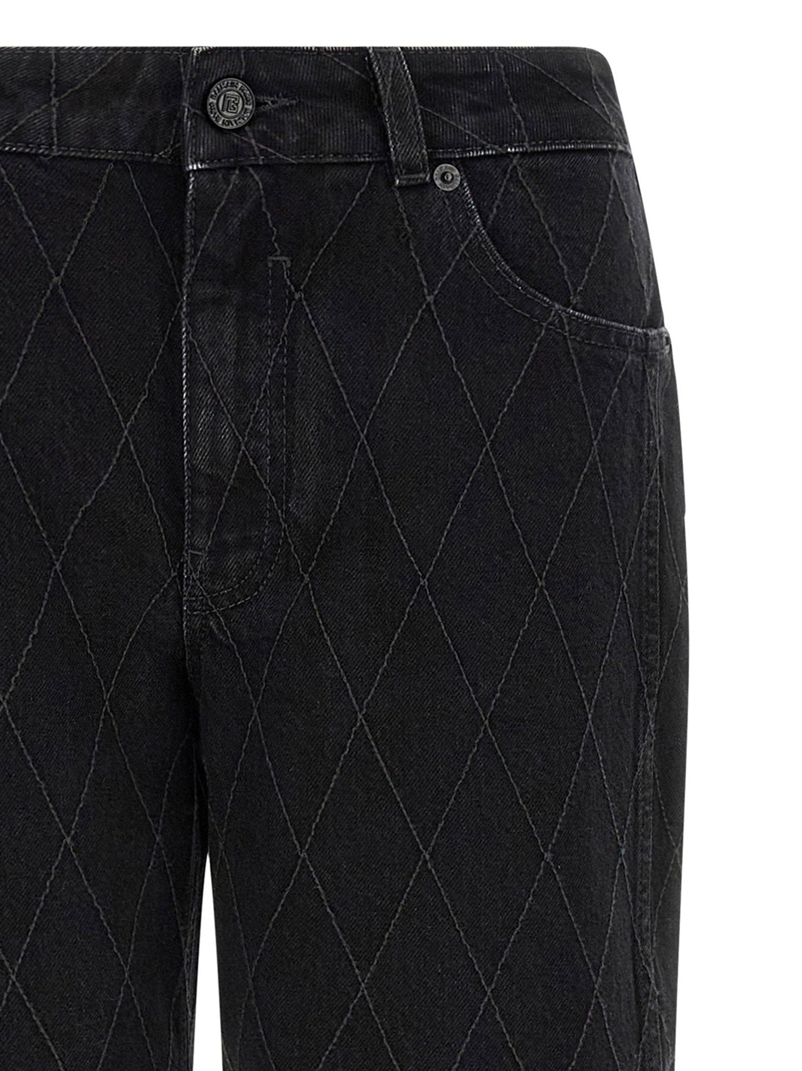 Balmain Women's Diamond-Shaped Jeans