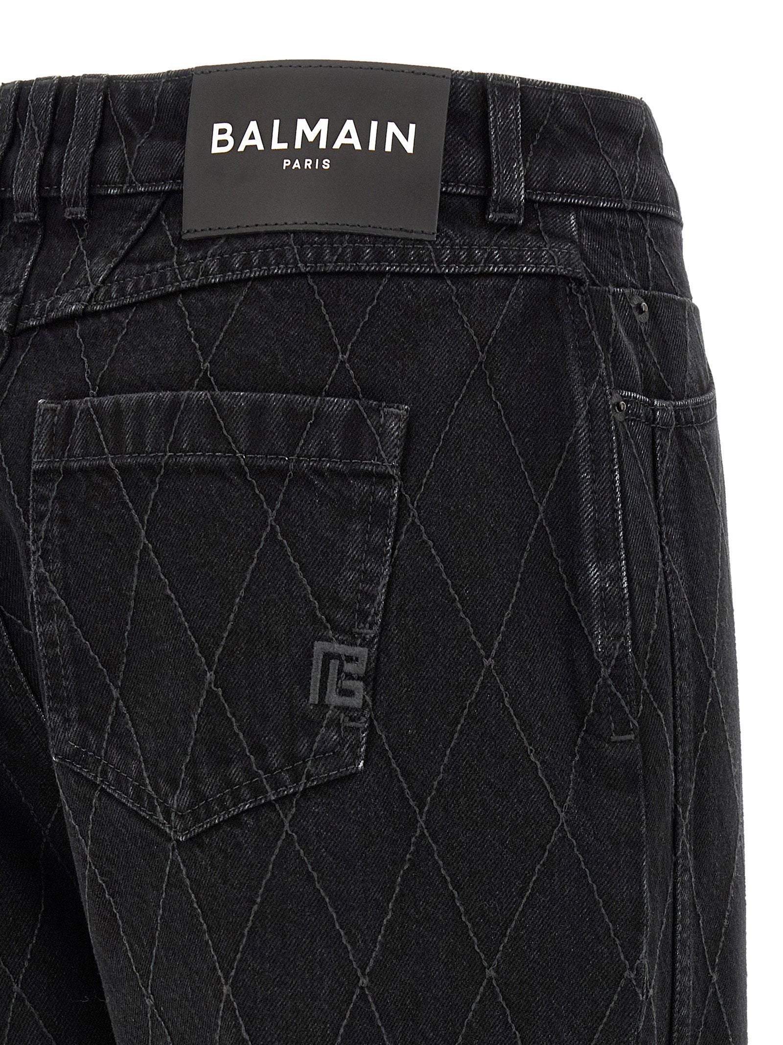 Balmain Women's Diamond-Shaped Jeans