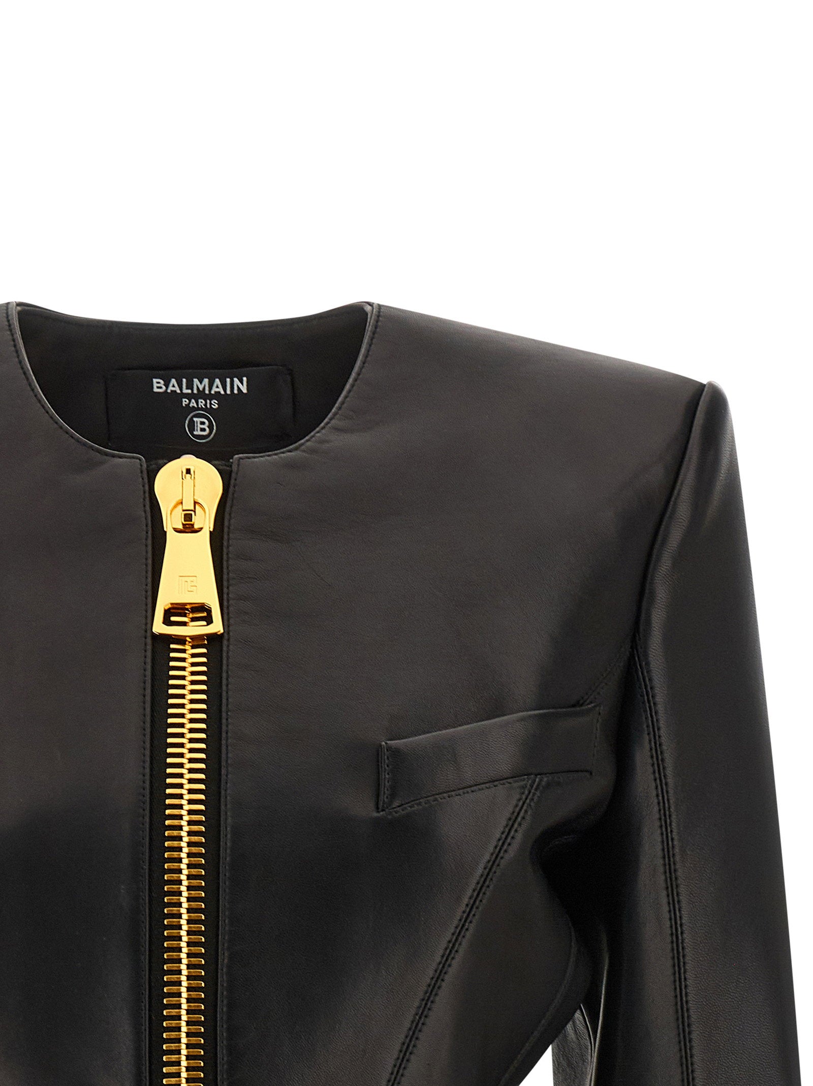Balmain Women's Leather Jacket