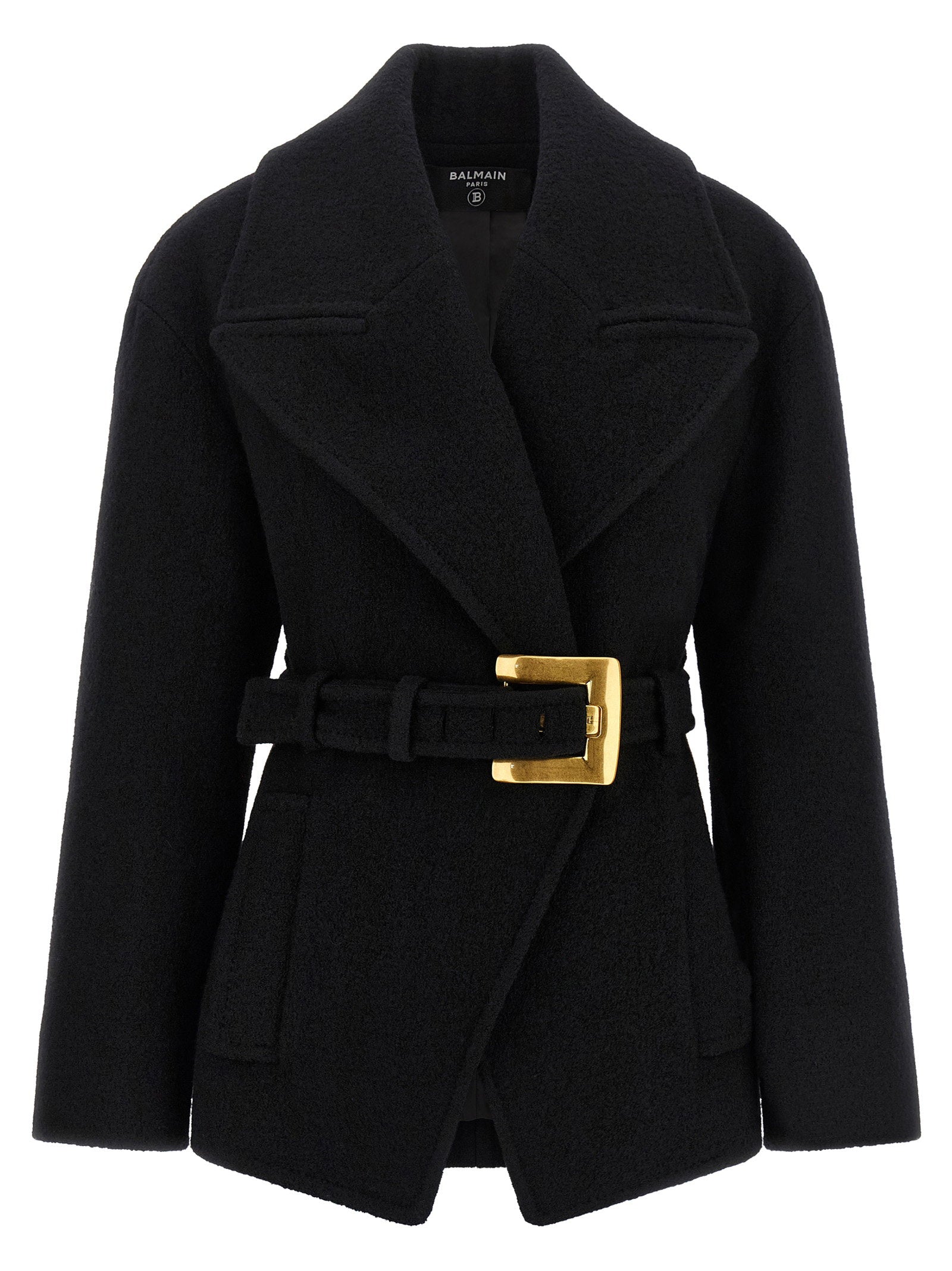 Balmain Women's Anthem Belted Caban