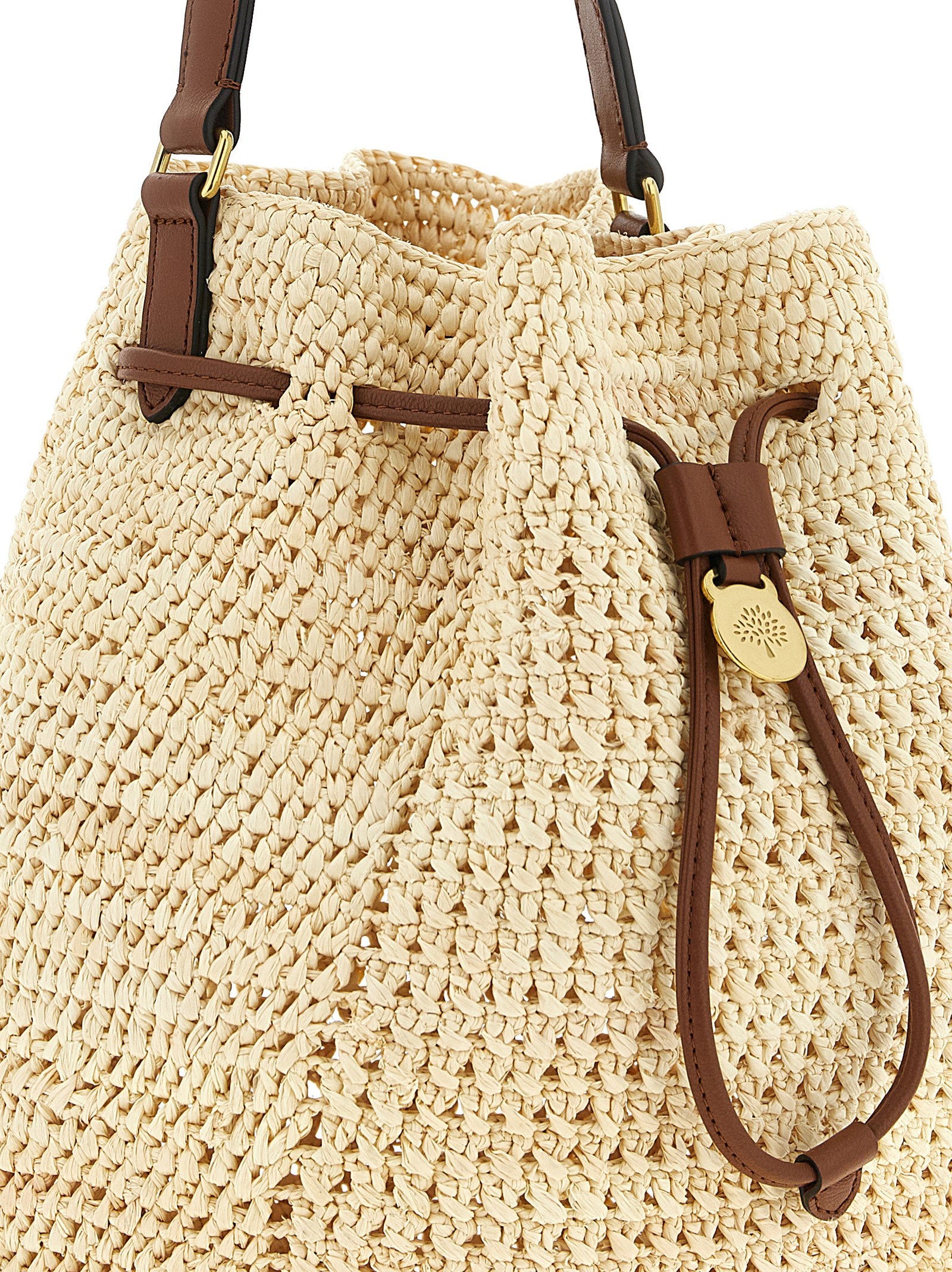 Mulberry Women's Crochet Bucket Bag