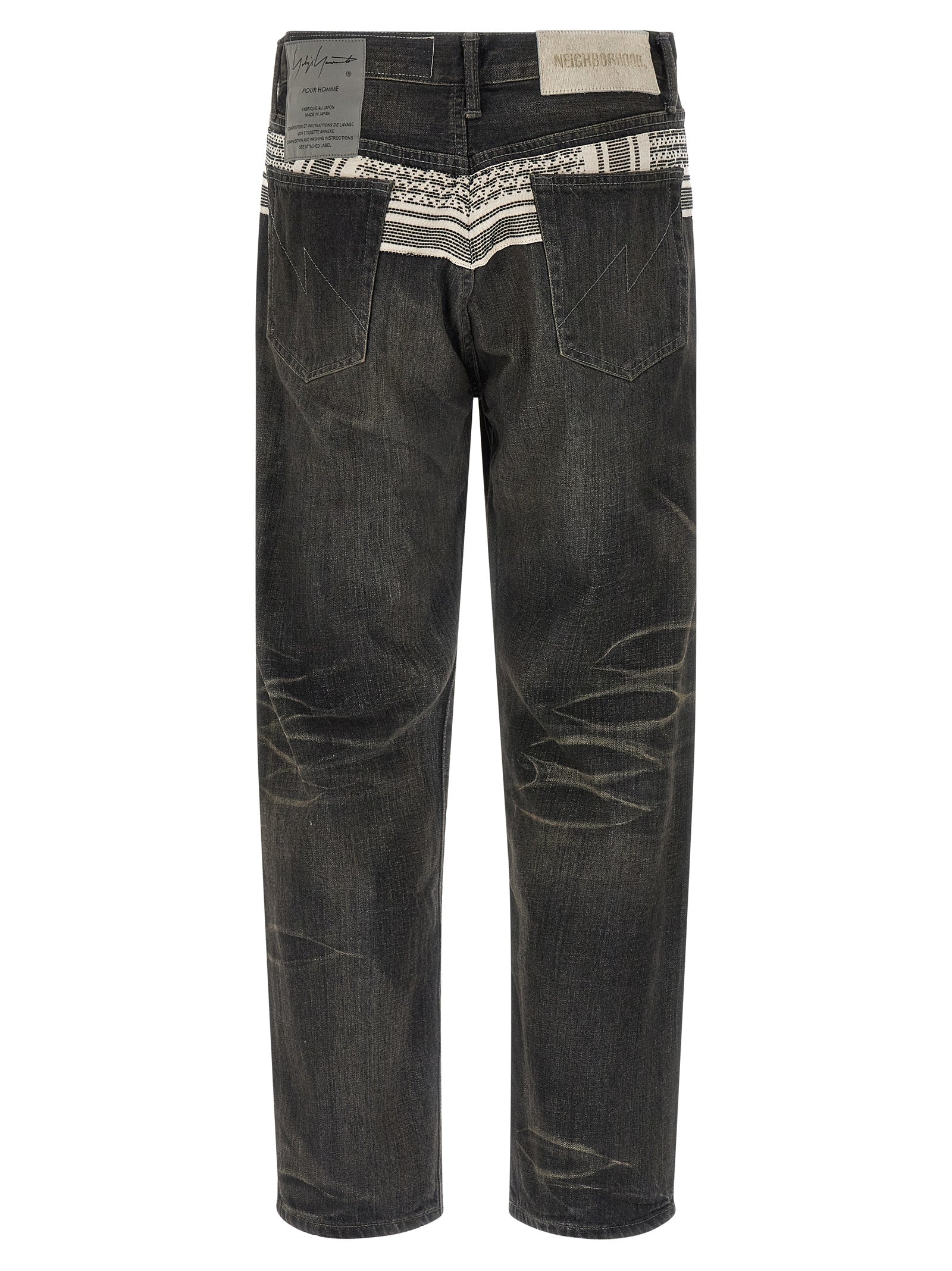 Yohji Yamamoto Men's Savege Denim Jeans × Nh