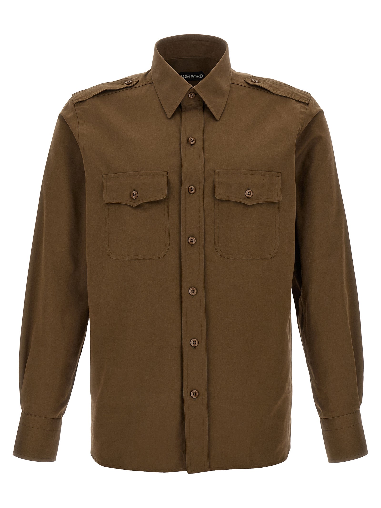 Tom Ford Men's Military Shirt