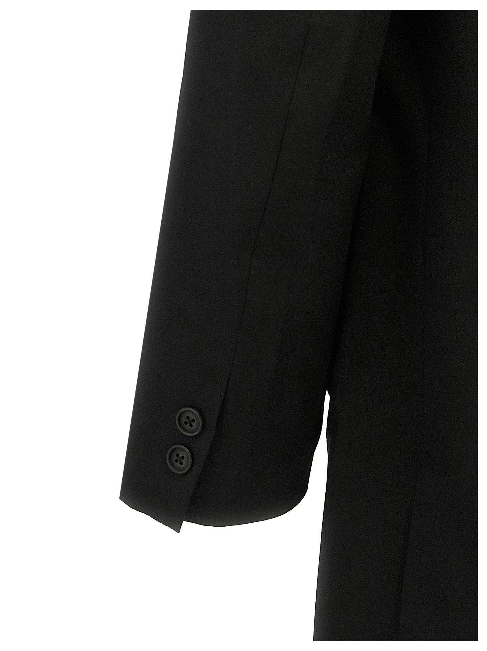 Yohji Yamamoto Men's Single-Breasted Blazer With Strap Detail