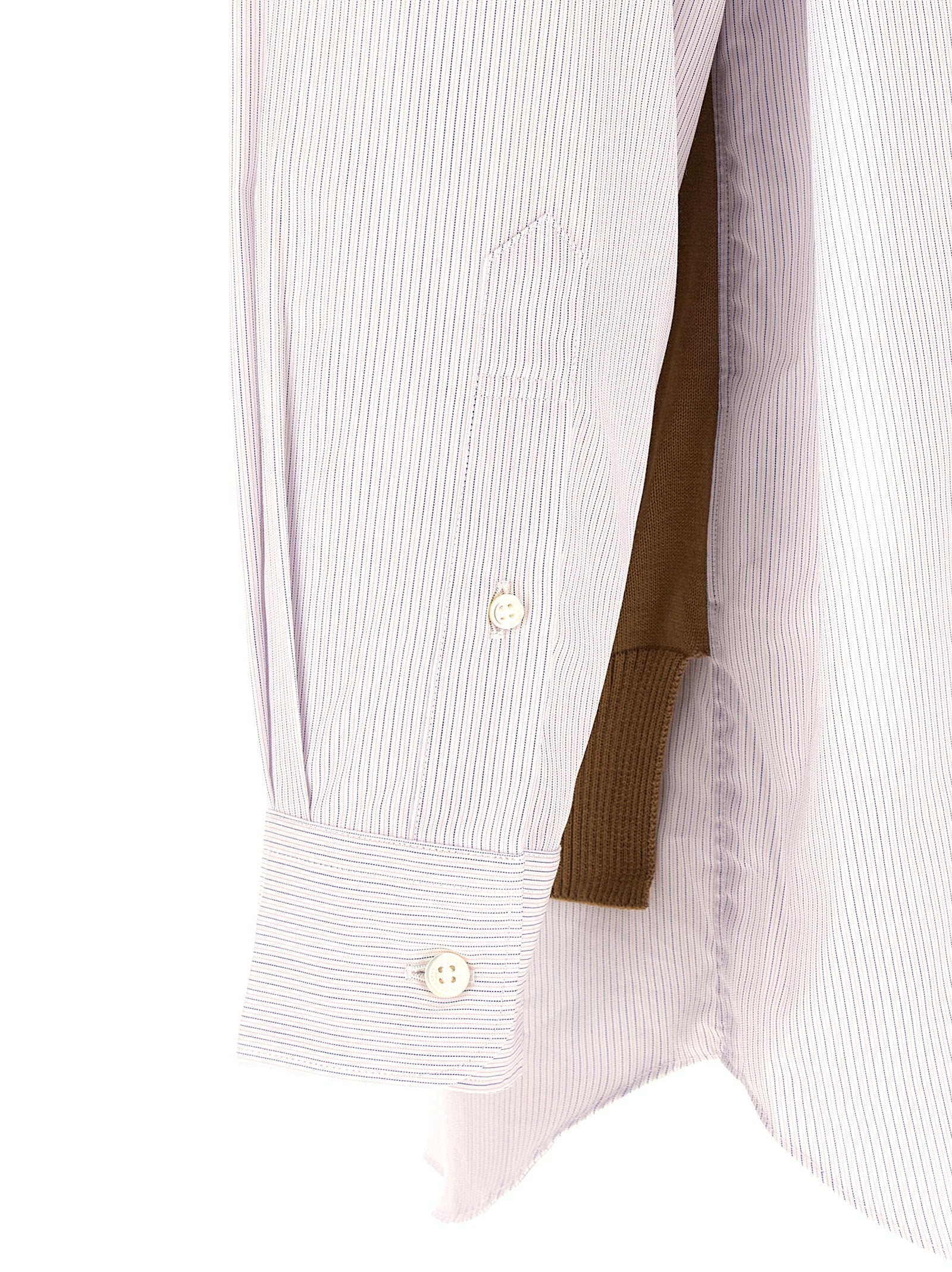Comme Des Garҫons Homme Men's Cardigan Insert Shirt