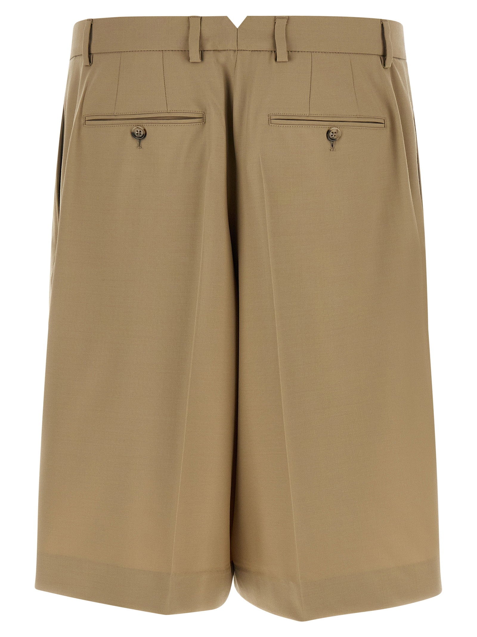 Ami Paris Men's Fresh Wool Bermuda Shorts