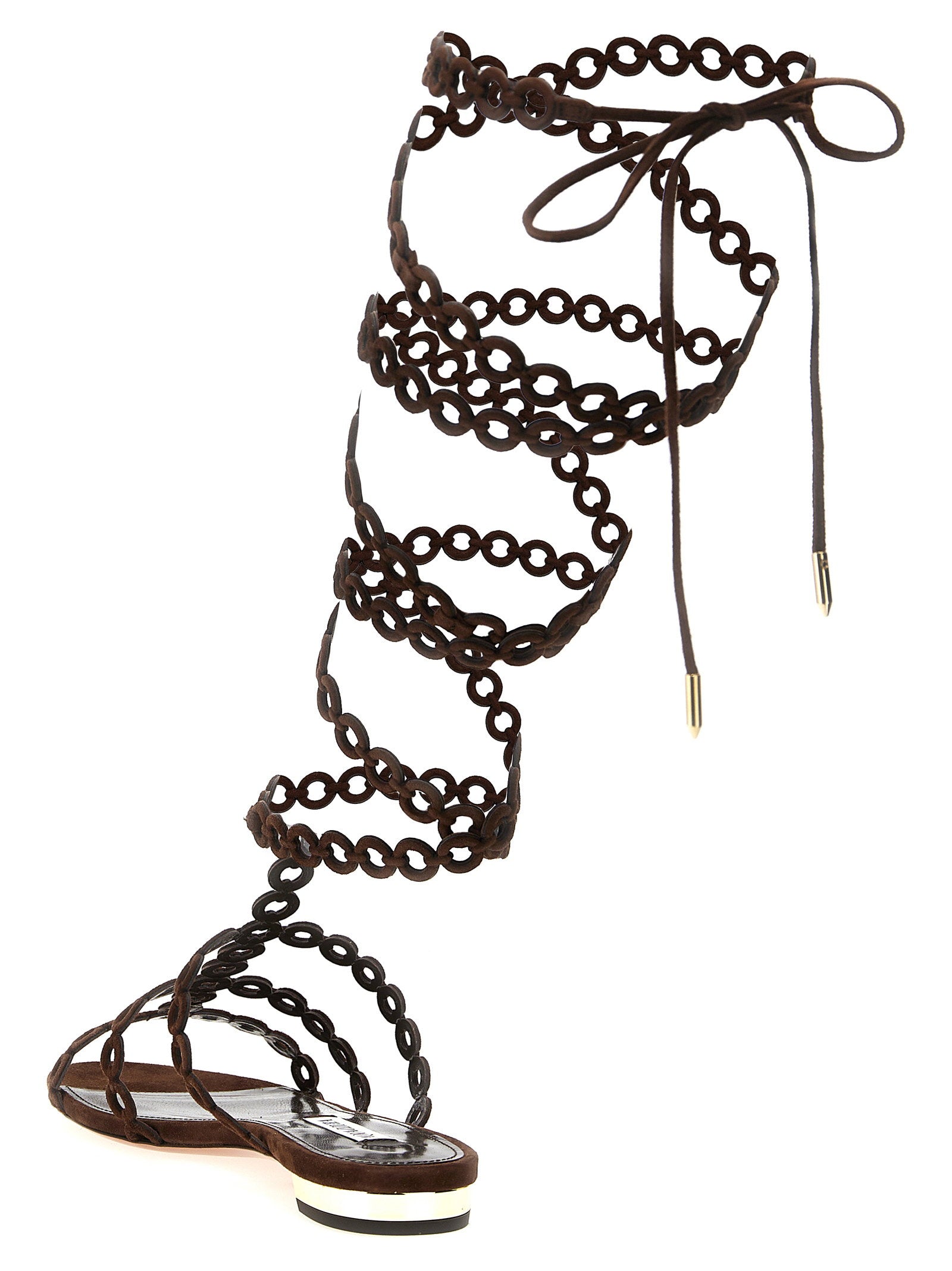 Aquazzura Women's Infinity Chain Gladiator Sandals