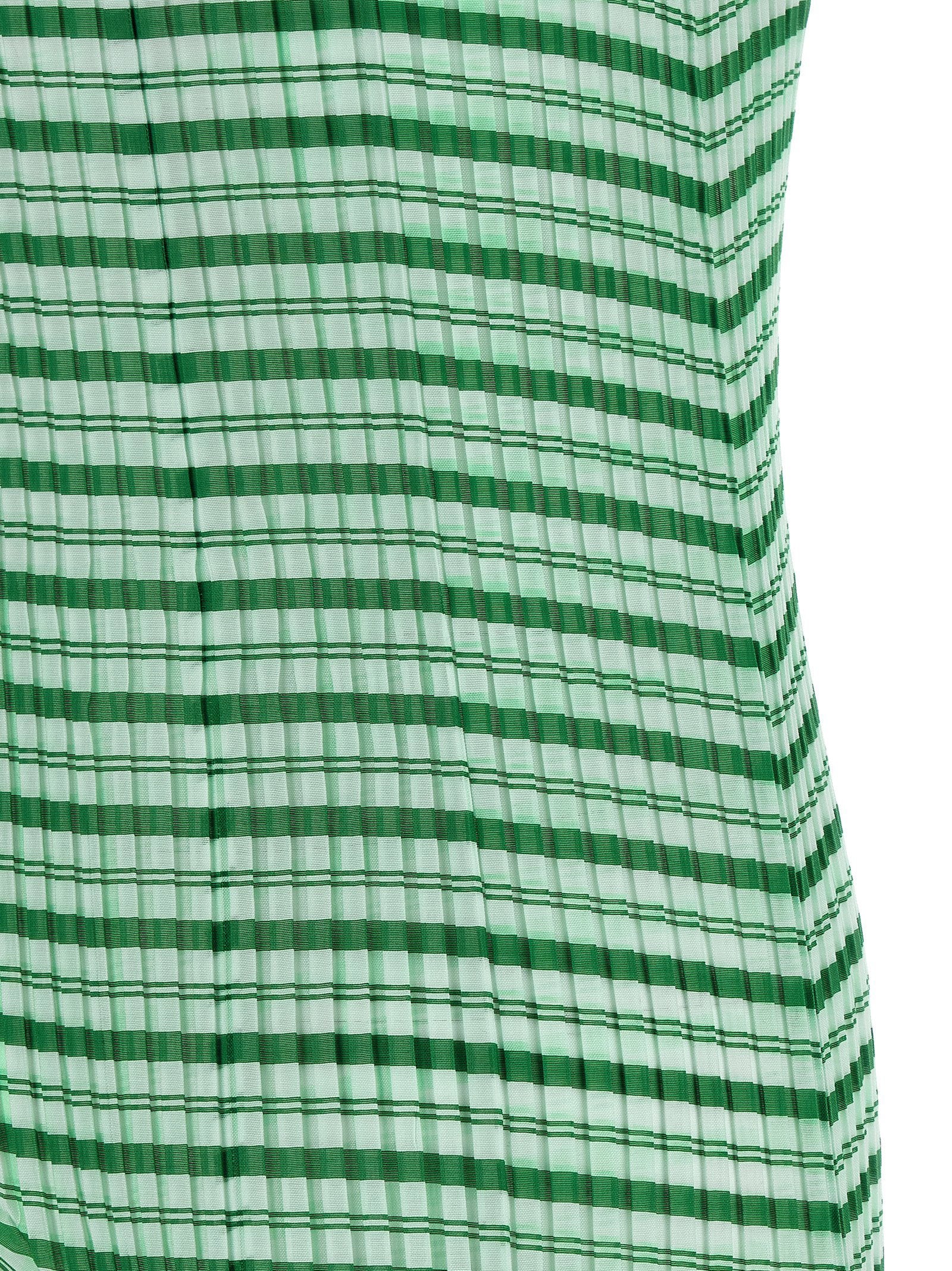 Issey Miyake Women's Generic Stripes (Machine Pleats) Dress