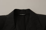 Dolce & Gabbana Elegant Taormina Black Cotton Men's Blazer