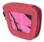 PINKO Elegant Pink Fabric Coin Women's Wallet