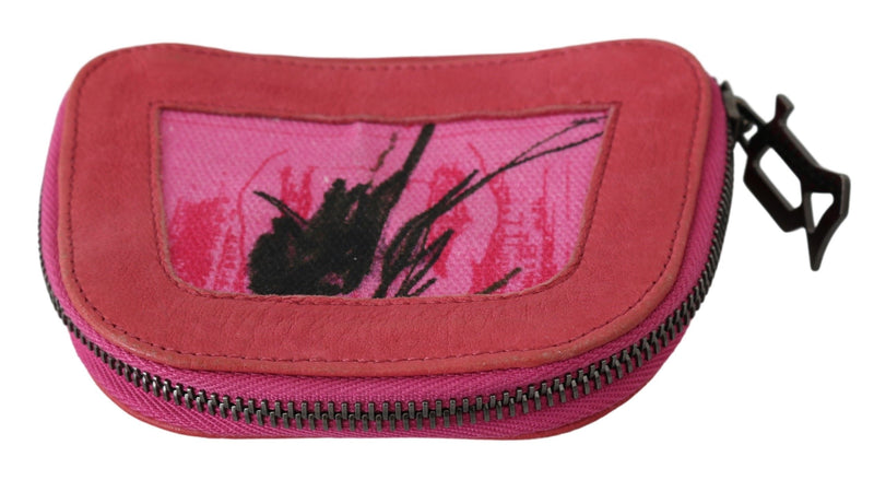 PINKO Elegant Pink Fabric Coin Women's Wallet
