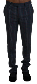 BENCIVENGA Elegant Multicolor Pure Wool Men's Trousers