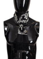 Dolce & Gabbana Regal Crown Silk Men's Men's Scarf