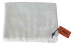 Missoni Elegant Wool Scarf with Signature Men's Embroidery