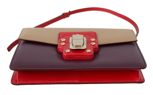 Dolce & Gabbana Exquisite LUCIA Leather Shoulder Women's Bag