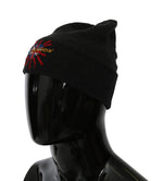 Dolce & Gabbana Chic Gray Beanie with Exclusive Men's Embroidery