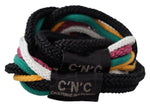 Costume National Chic Multicolor Twisted Rope Women's Belt