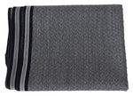 Missoni Gray Stripes Pattern 100% Wool Unisex Neck Wrap Men's Scarf