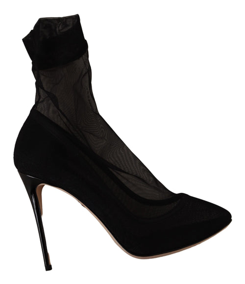 Dolce & Gabbana Elegant Stretch Sock Boot Women's Pumps