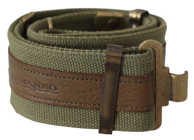 Ermanno Scervino Chic Army Green Rustic Women's Belt