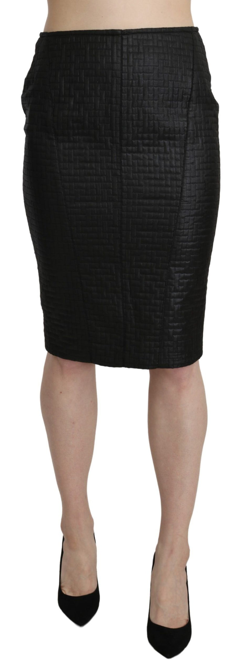GF Ferre Elegant Patterned Pencil Women's Skirt