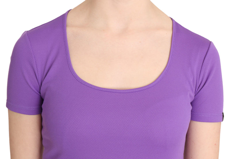 GF Ferre Chic Purple Casual Top for Everyday Women's Elegance