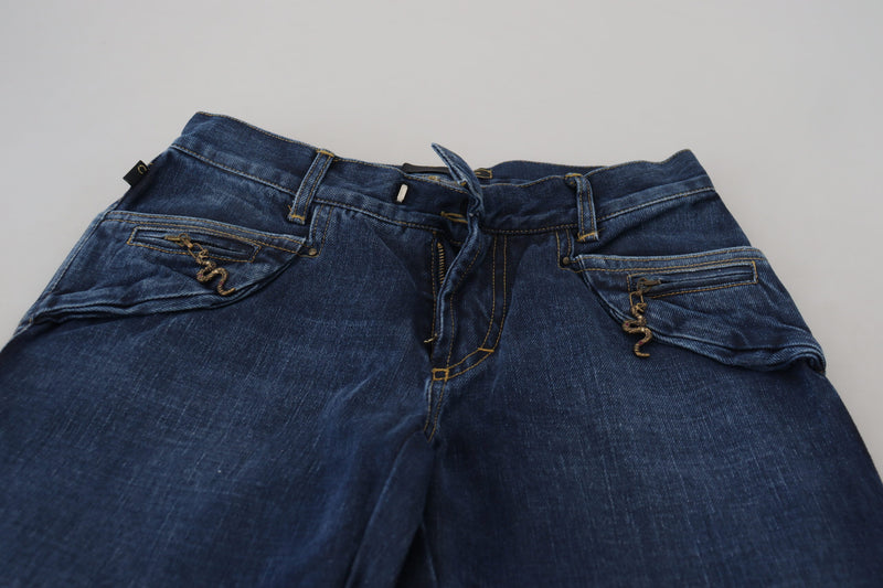 Just Cavalli Chic Flared Cotton Denim Women's Jeans