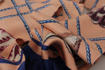 Dolce & Gabbana Elegant Silk Men's Scarf Wrap - Multicolor Luxury Men's Accessory
