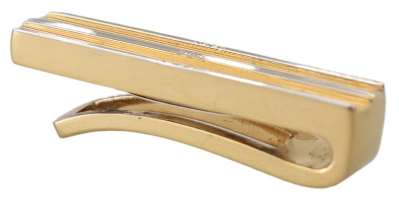 Dolce & Gabbana Elegant Gold Brass Tie Clip for Men's Men