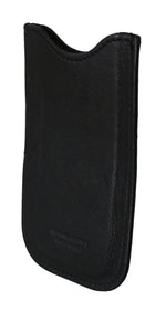 John Galliano Black Leather Multifunctional Men ID Bill Card Holder Men's Wallet