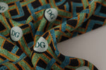 Dolce & Gabbana Elegant Multicolor Silk Men's Men's Scarf